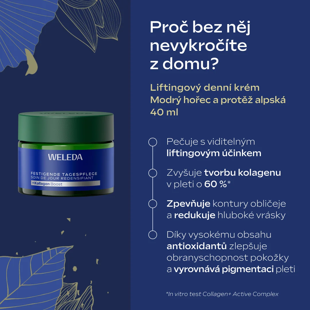 Weleda Lifting Face Care Blue Gentian & Edelweiss dárkový set 3 ks