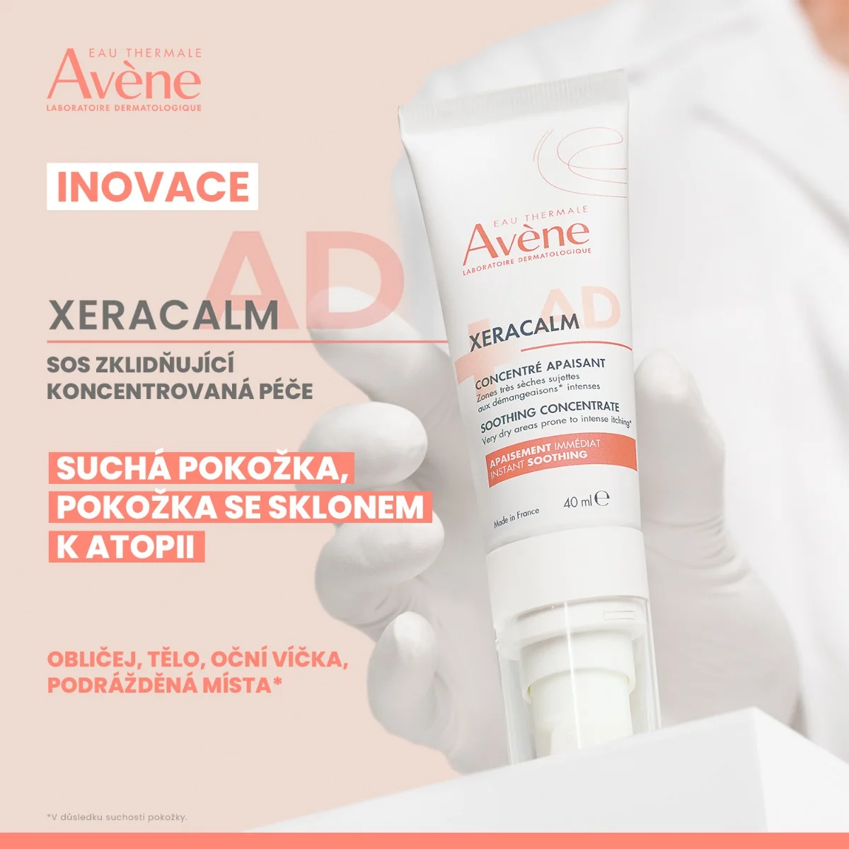 Avène Xeracalm AD zklidňující koncentrovaná péče 40 ml