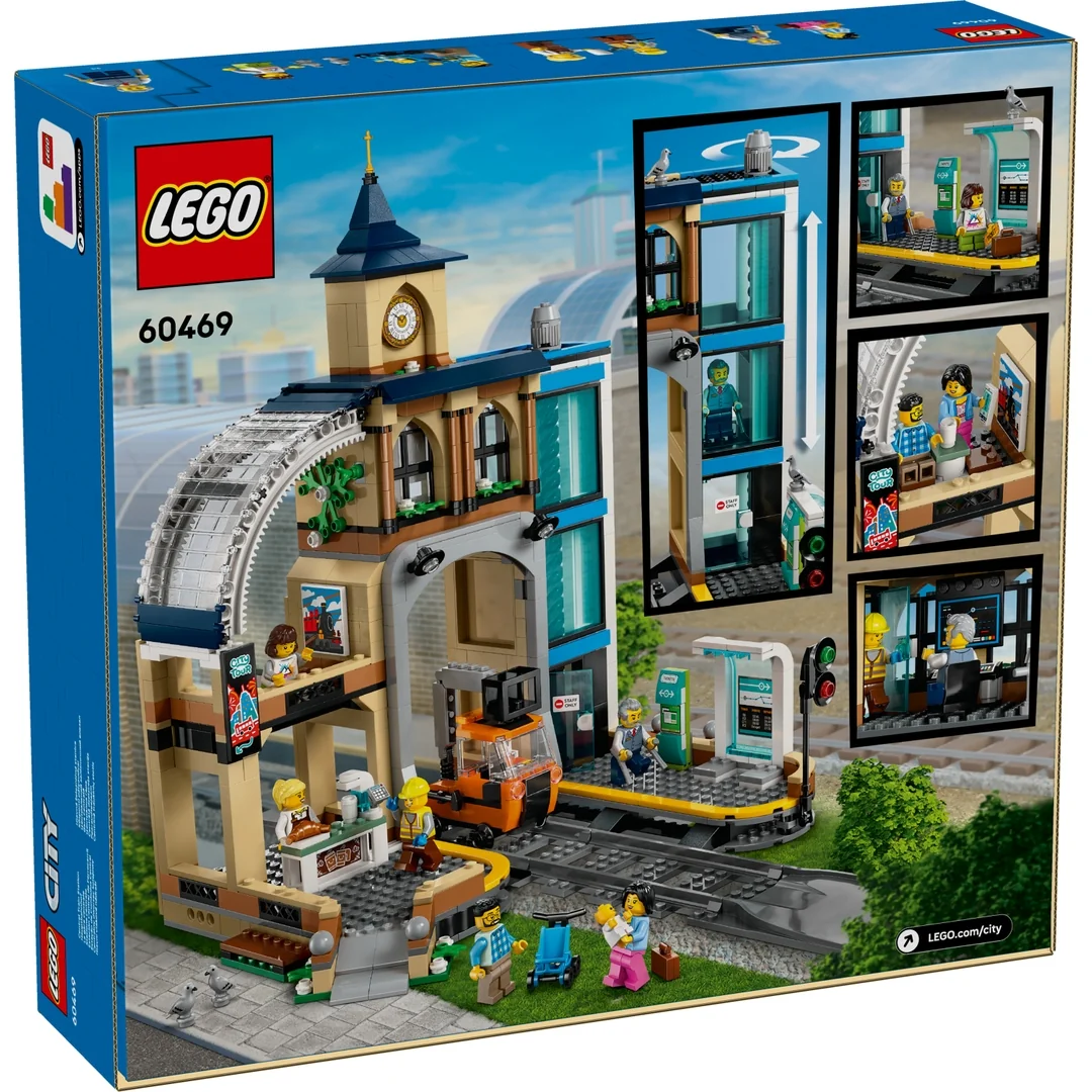 LEGO® City 60469 Hlavní vlakové nádraží