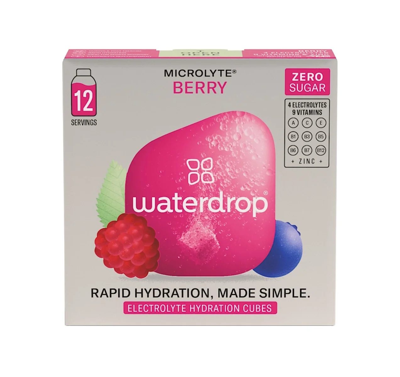 Waterdrop Microlyte Berry 12 ks
