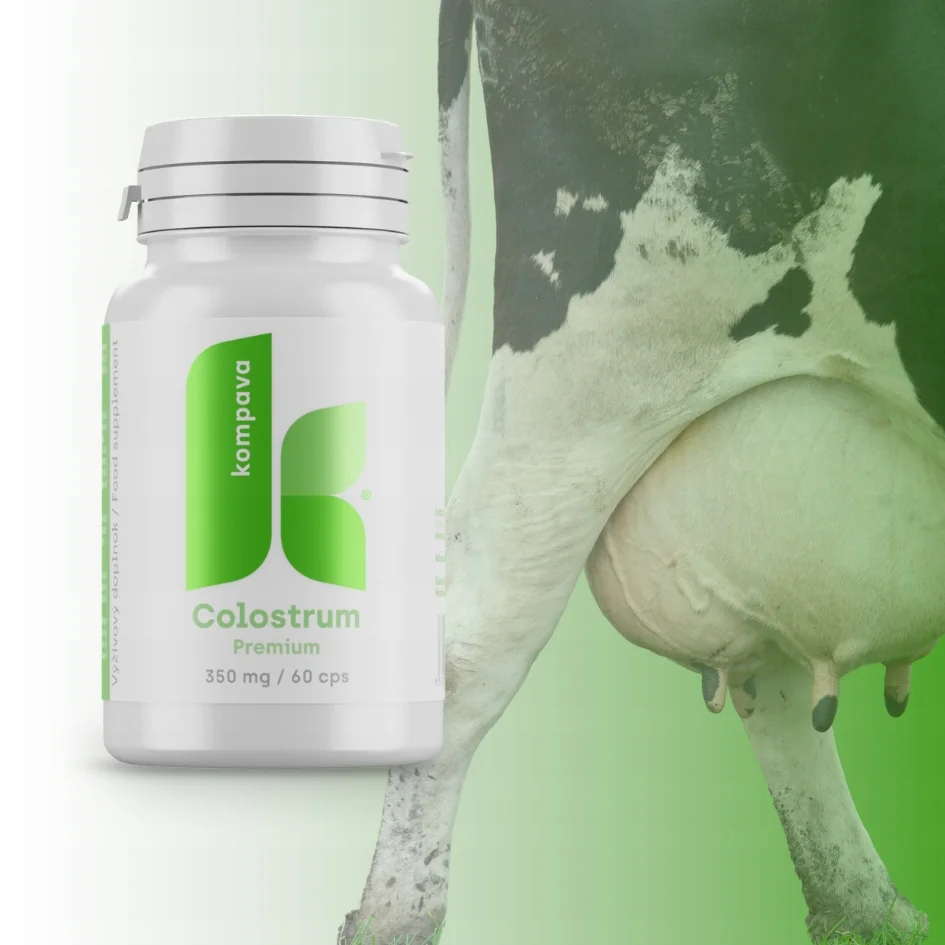 KOMPAVA Premium Colostrum 350mg/60kps