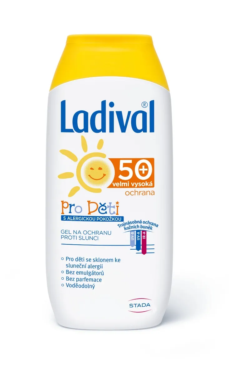 Ladival Dětská alergická pokožka OF50+ gel 200 ml