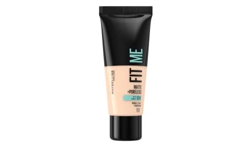 Maybelline Fit me Matte + Poreless odstín 101 True Ivory make-up