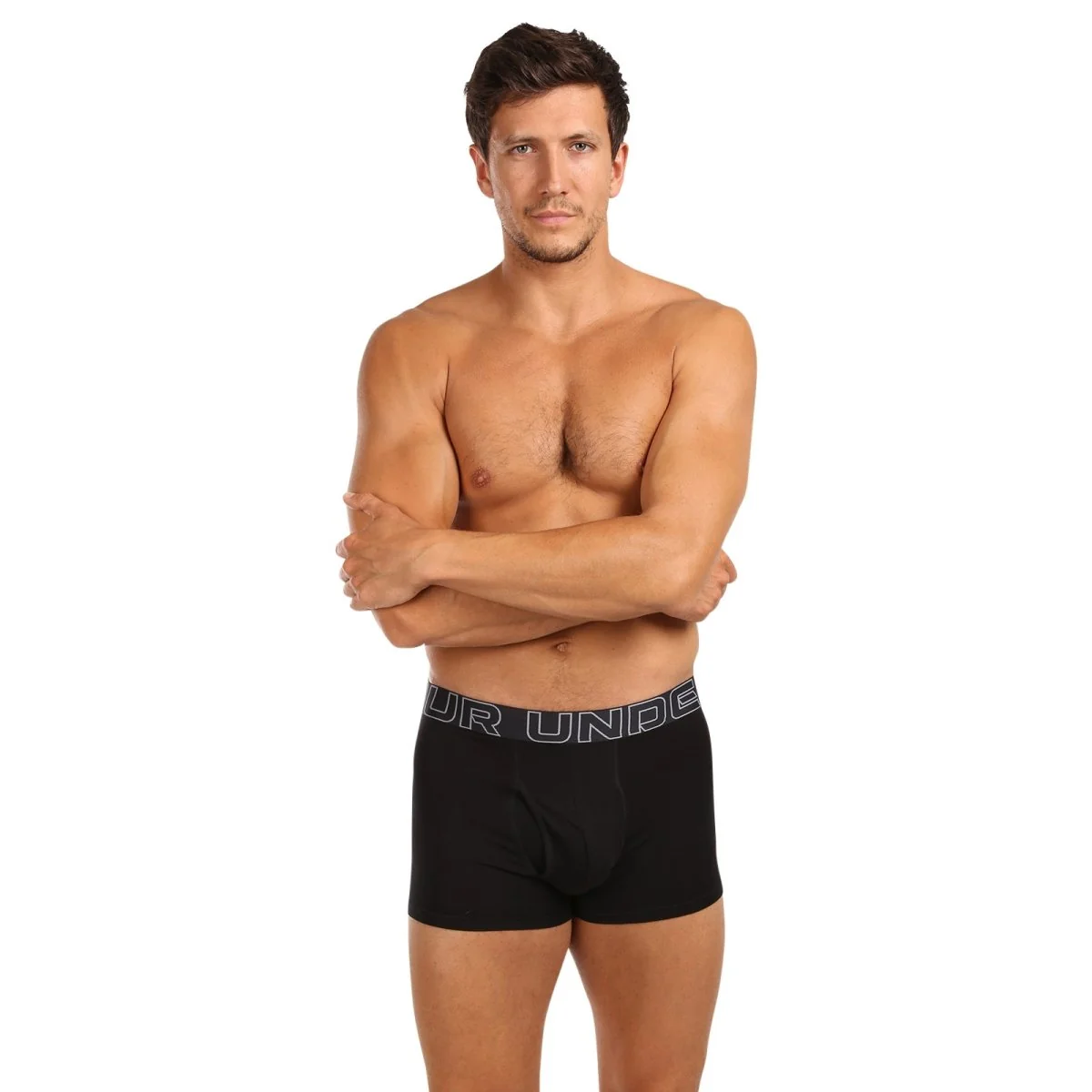 Under Armour 3PACK pánské boxerky černé (1383891 001) XL
