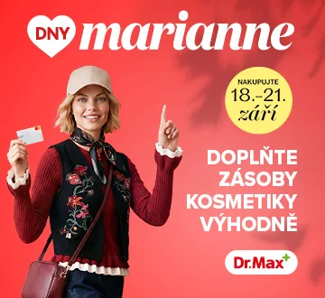 Dny Marianne 18. – 21. září 2026. Doplňte zásoby kosmetiky výhodně. Dny Marianne 18. – 21. září 2026. Doplňte zásoby kosmetiky výhodně.