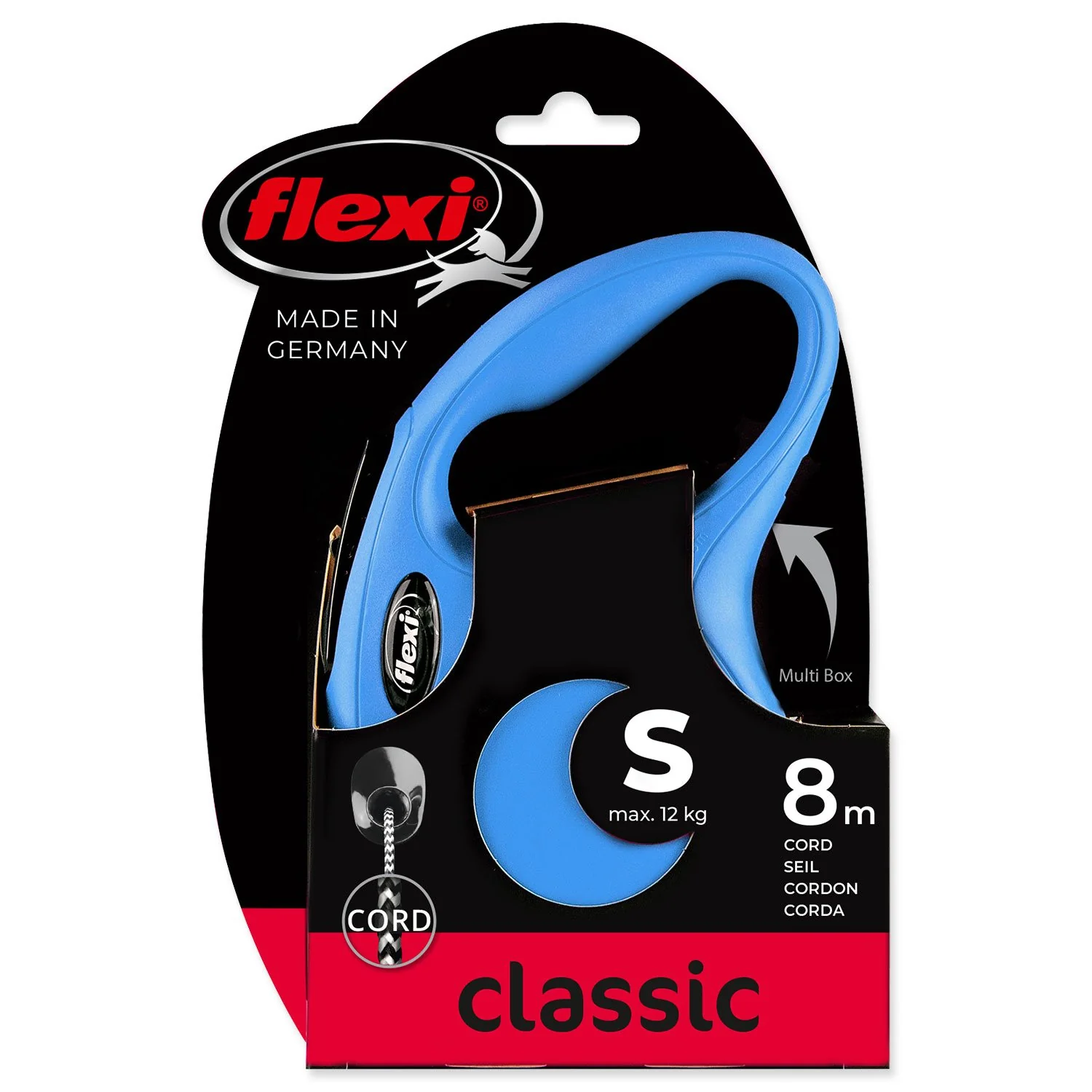 Flexi Vodítko Classic New lanko S modré 8m