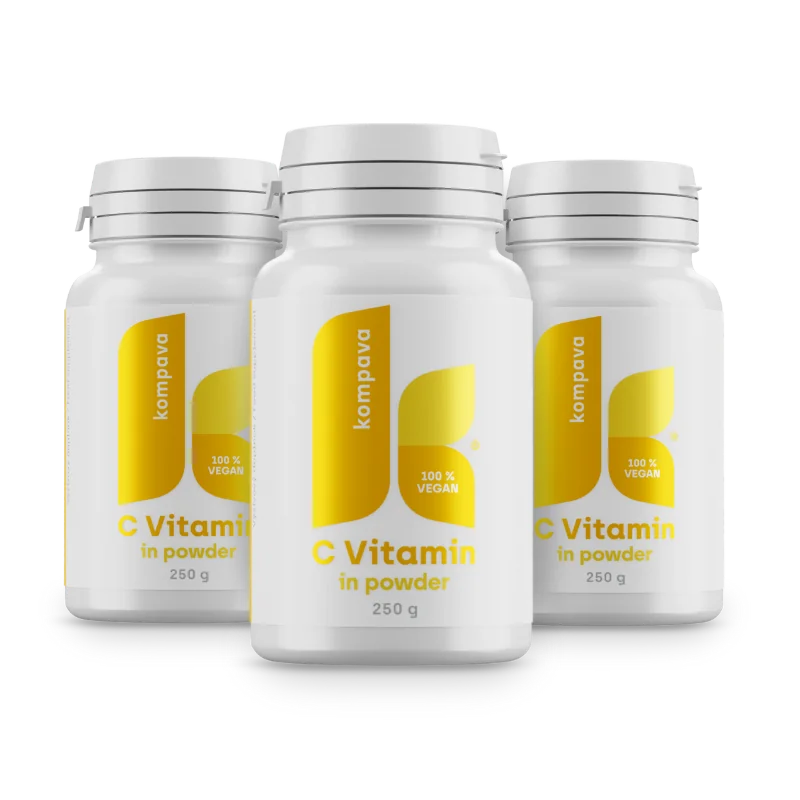 KOMPAVA Vitamín C v prášku 250g / 1000mg