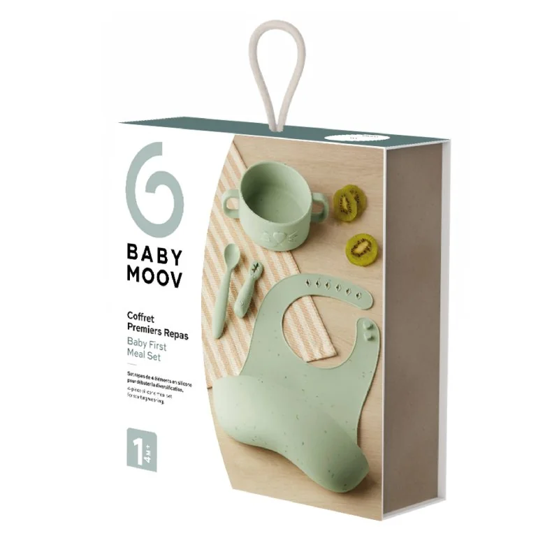 Babymoov silikonová jídelní sada Baby First MEAL SET Mini Arty