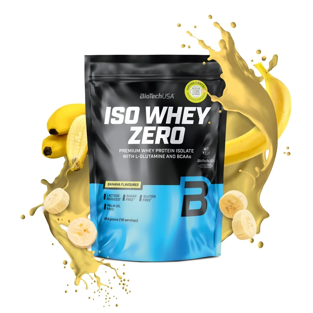 BioTech USA Iso Whey Zero banán 454 g