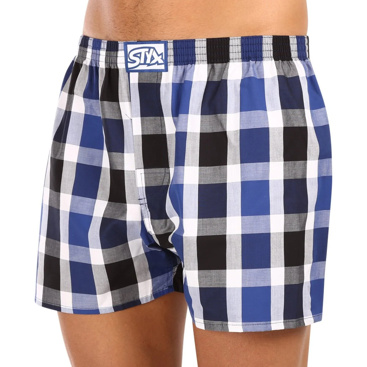 Styx 3PACK pánské trenky klasická guma vícebarevné (3A11789) L