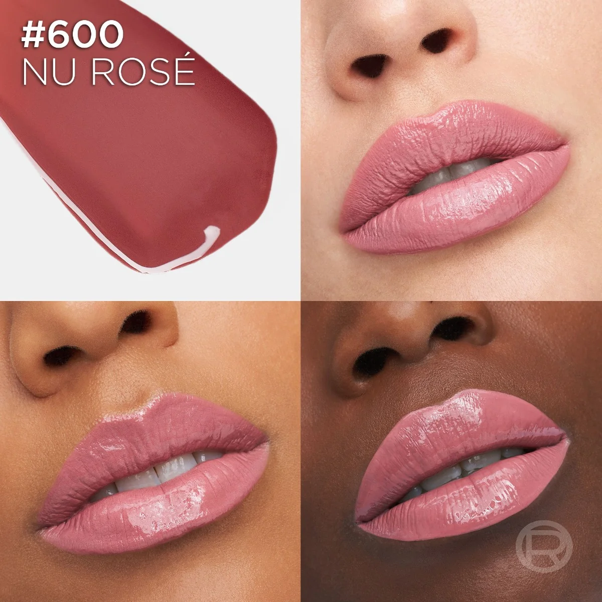 Loréal Paris Infaillible Laque Resistance 600 Le Nu Rose tekutá rtěnka 4,3 ml