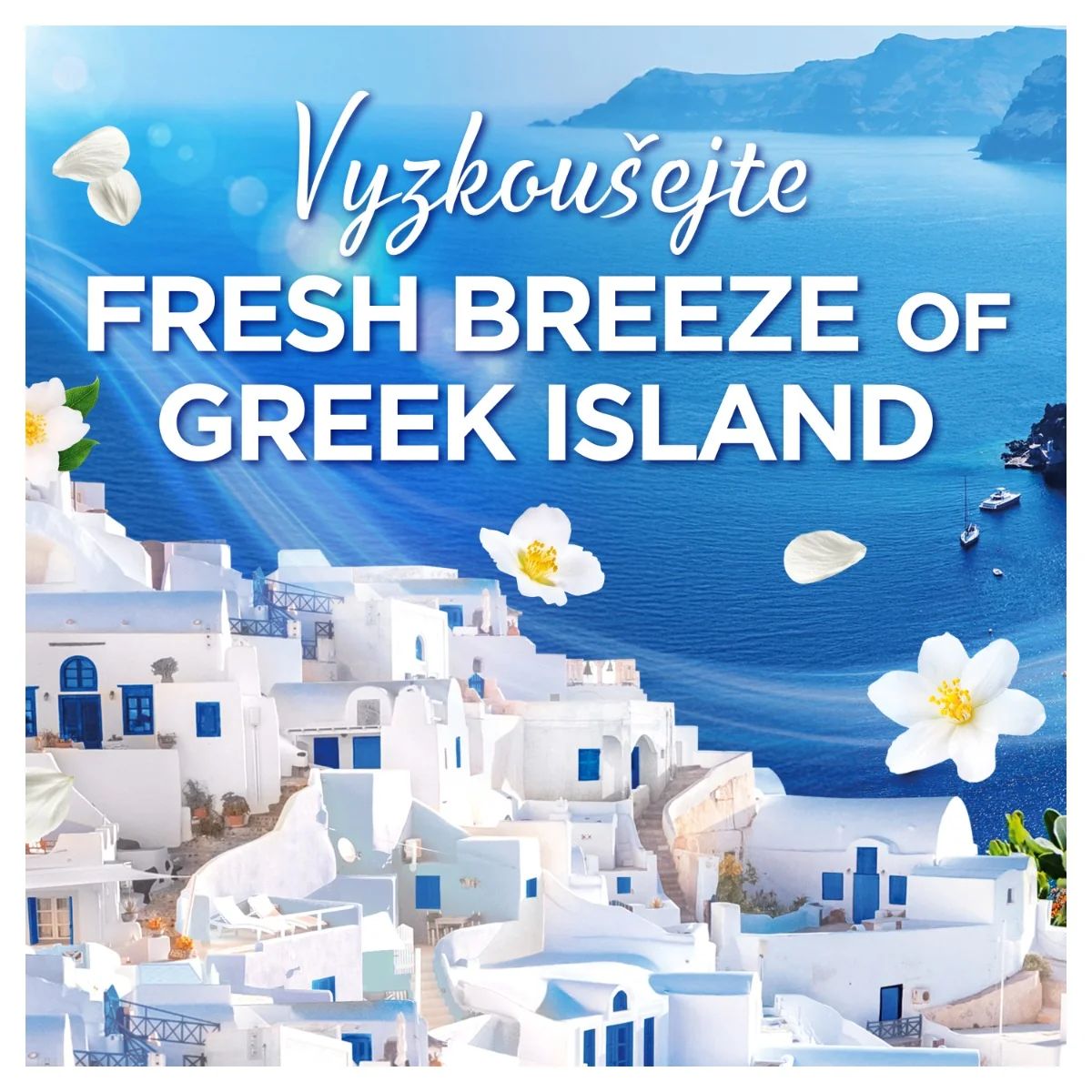 Ariel Fresh Breeze of Greek Island prací gel 1,8 l 40 praní