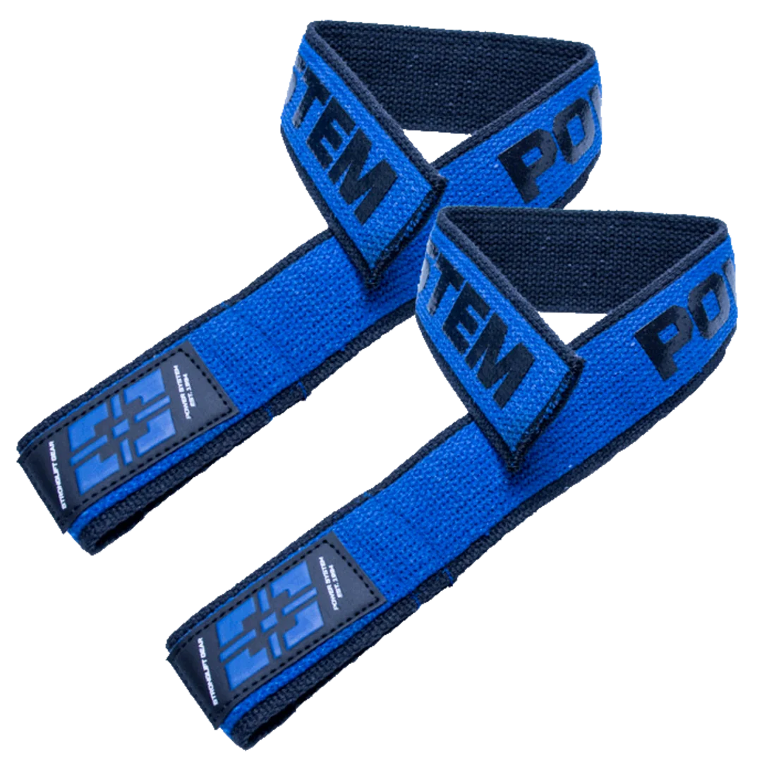 Power System Trhačky Lifting Straps Duplex 3401 - modré