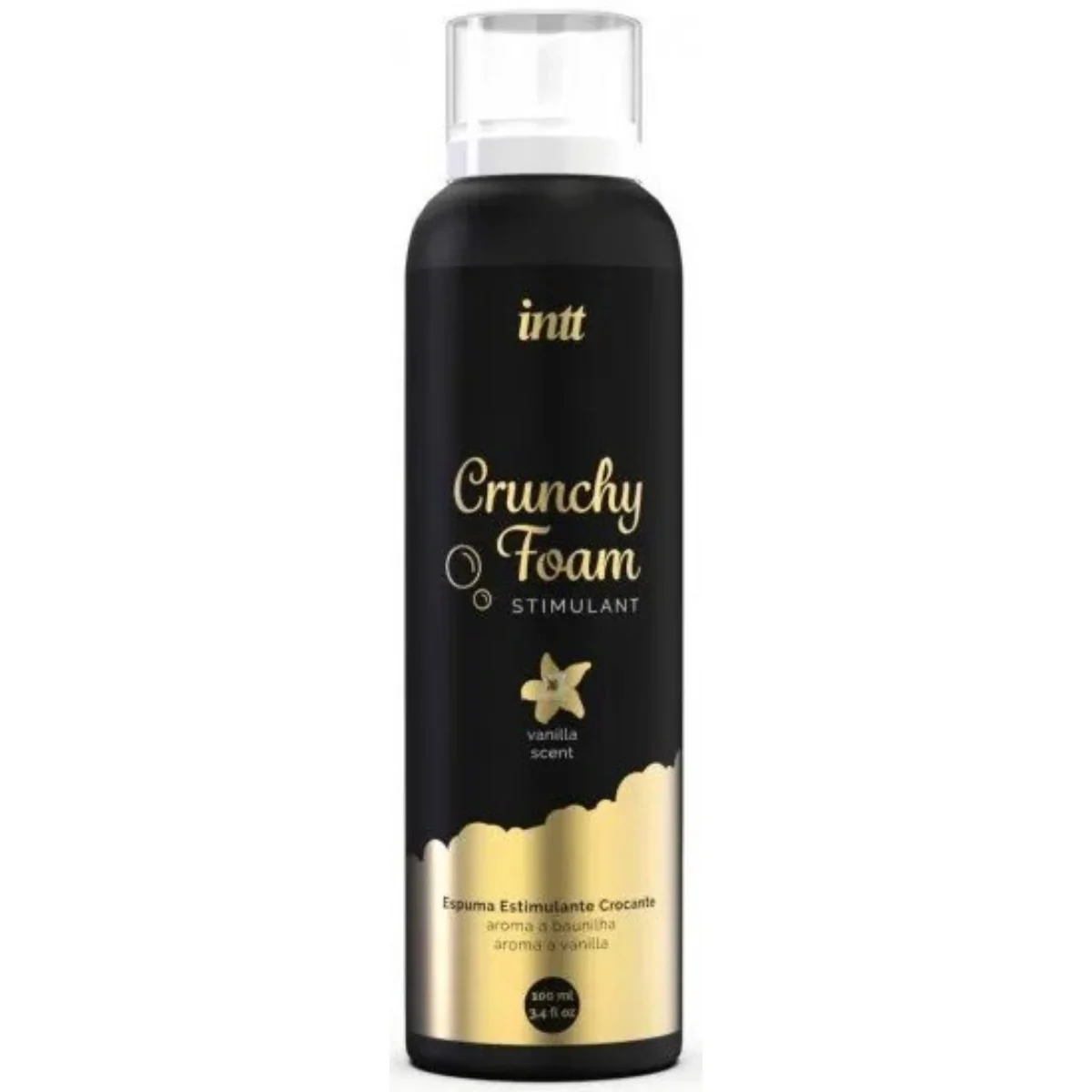 INTT Šumivá masážní pěna s praskajícím efektem Vanilla Bubble (150 ml)