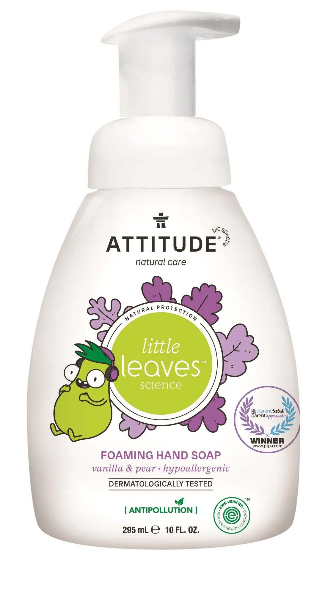 ATTITUDE Little leaves Dětské pěnivé mýdlo na ruce vanilka hruška 295 ml