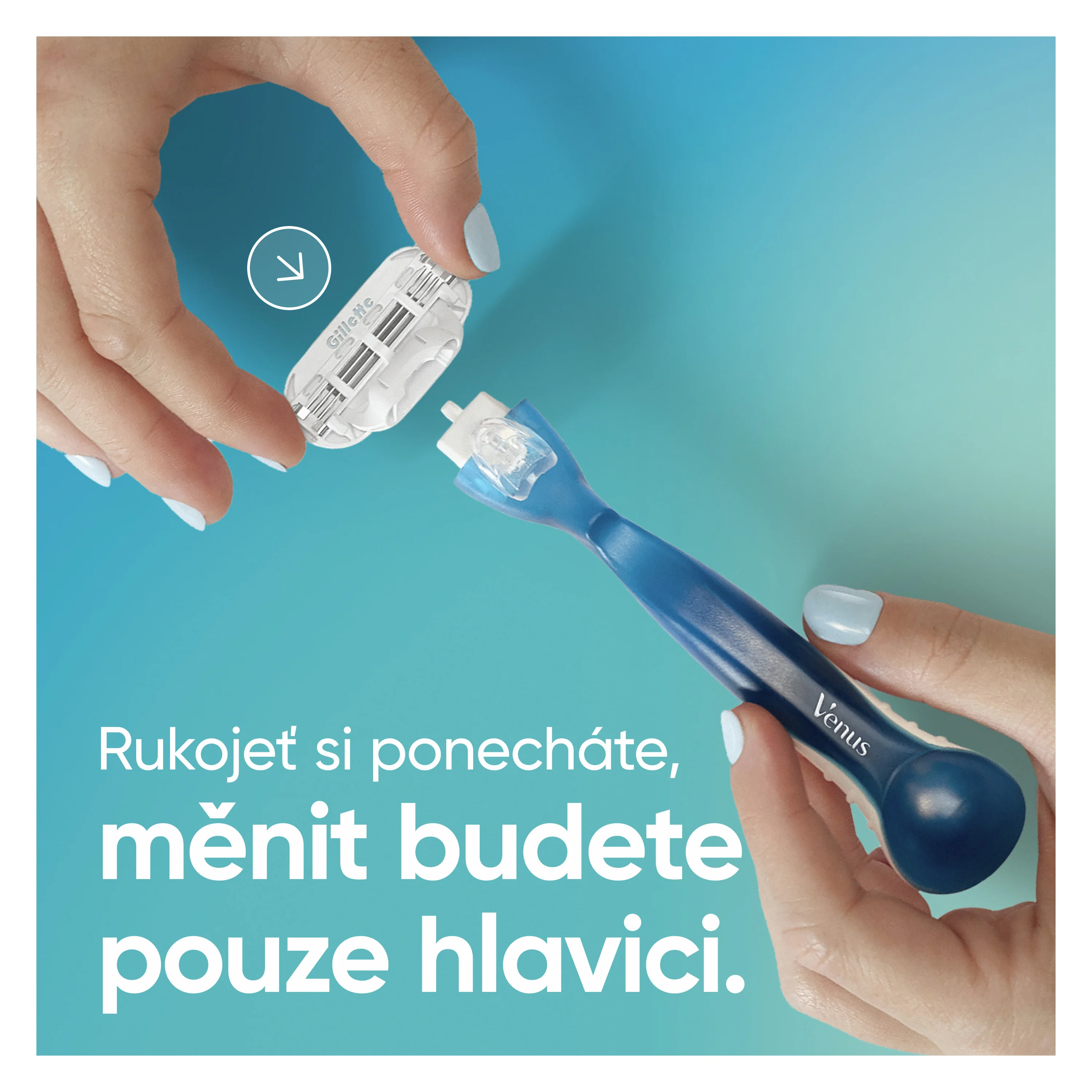 Gillette Venus Smooth náhradní hlavice 4 ks