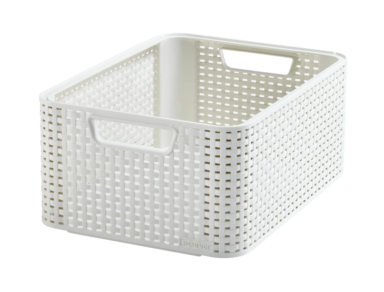 Curver Úložný box Rattan Style2 L 1 ks krémový