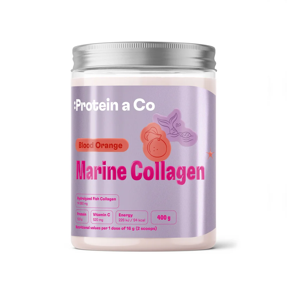 Protein a Co Marine Collagen 400 g, Blood orange