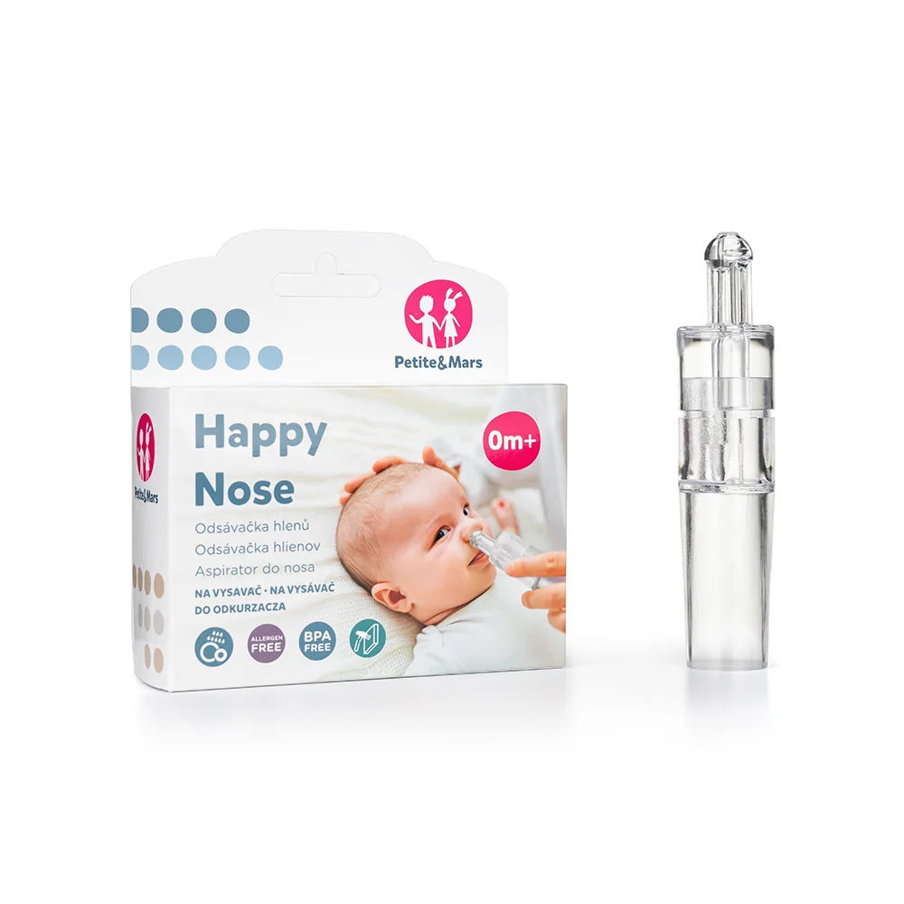 Petite&Mars Odsávačka nosních hlenů na vysavač Happy Nose 0m+ 1 ks