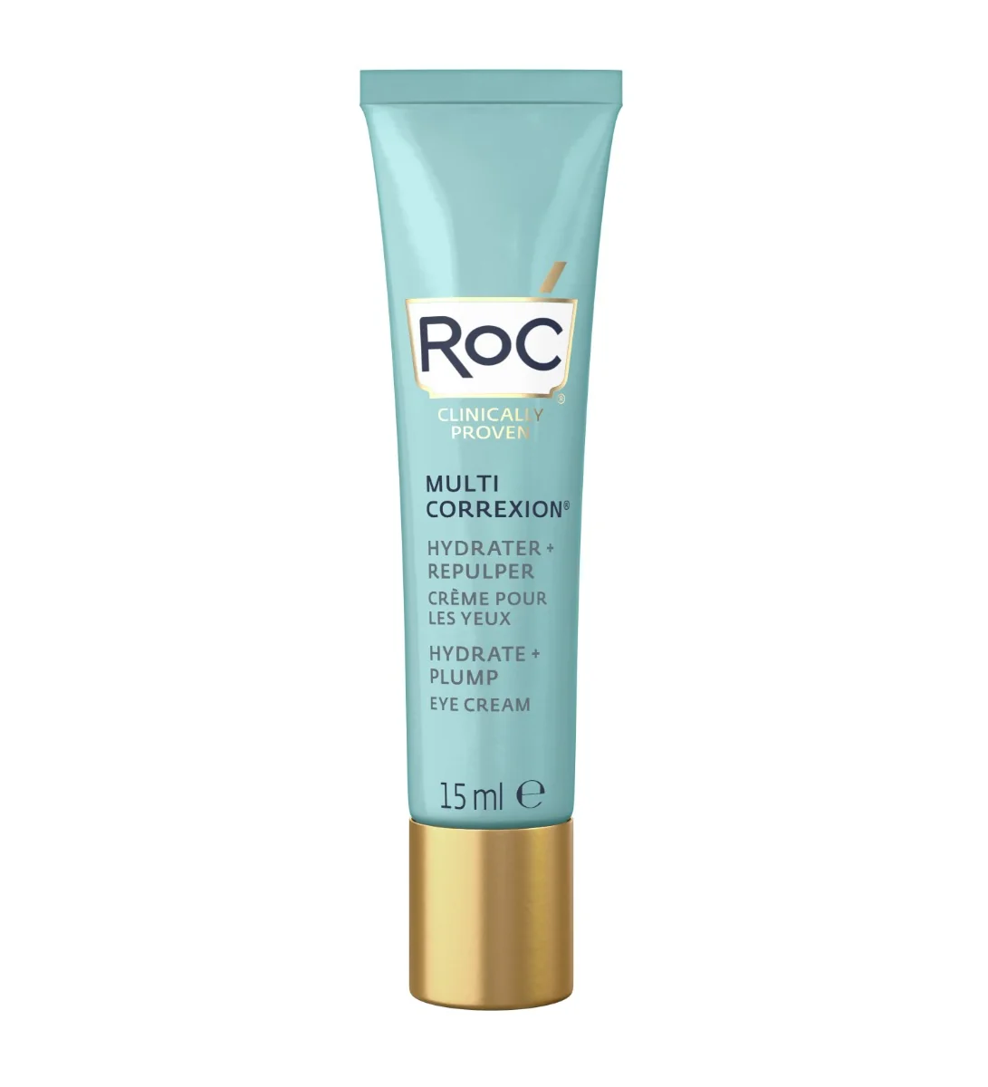 RoC Multi Correxion Hydrate + Plump oční gelový krém 15 ml