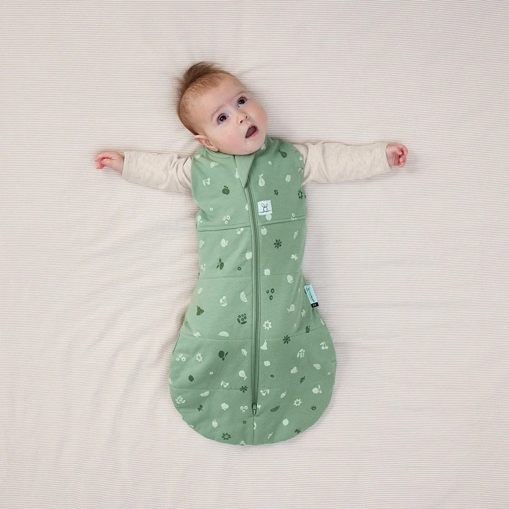Ergopouch Zavinovačka a vak na spaní 2v1 Cocoon Sweet Orchard 0-3 m, 3-6 kg, 2,5 tog