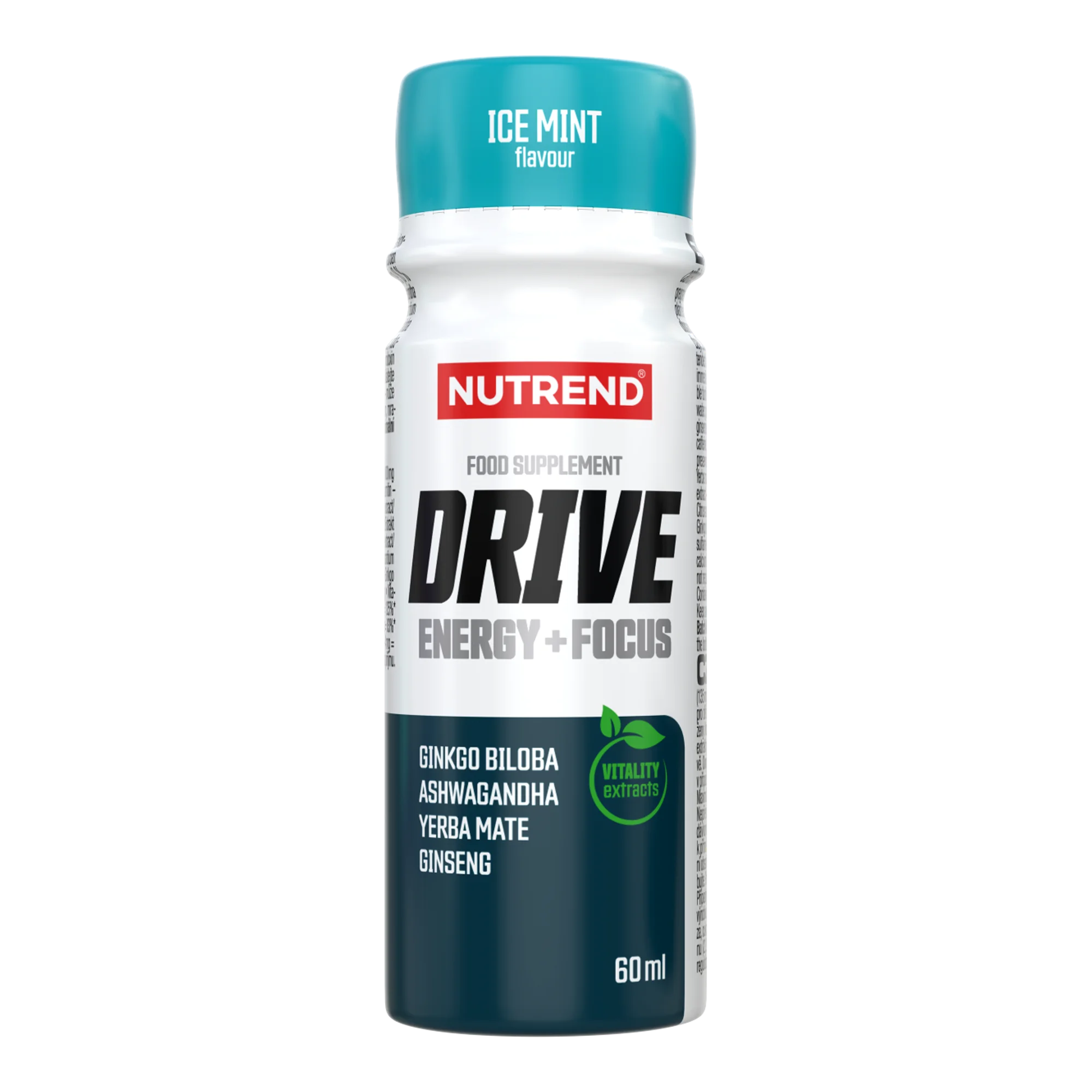 Nutrend Drive Energy+Focus 60 ml ice mint