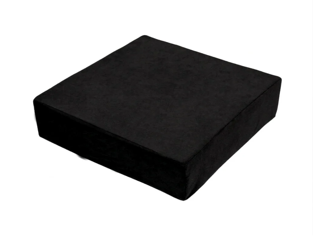 SUNDO Zvýšený sedák 40 x 40 x 10 cm - černý