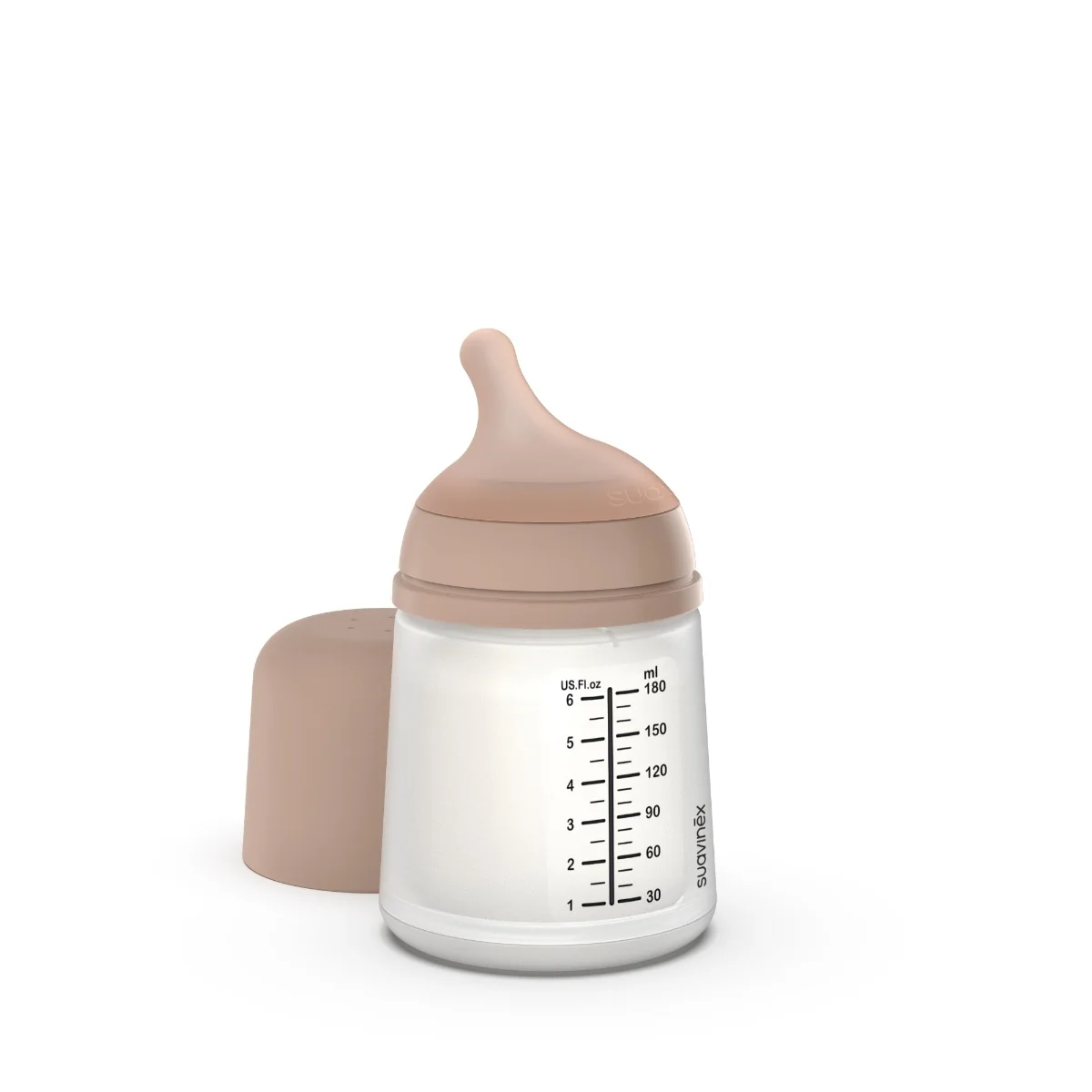 Suavinex Zero Zero Antikoliková láhev Medium průtok A 0m+ 180 ml 1 ks