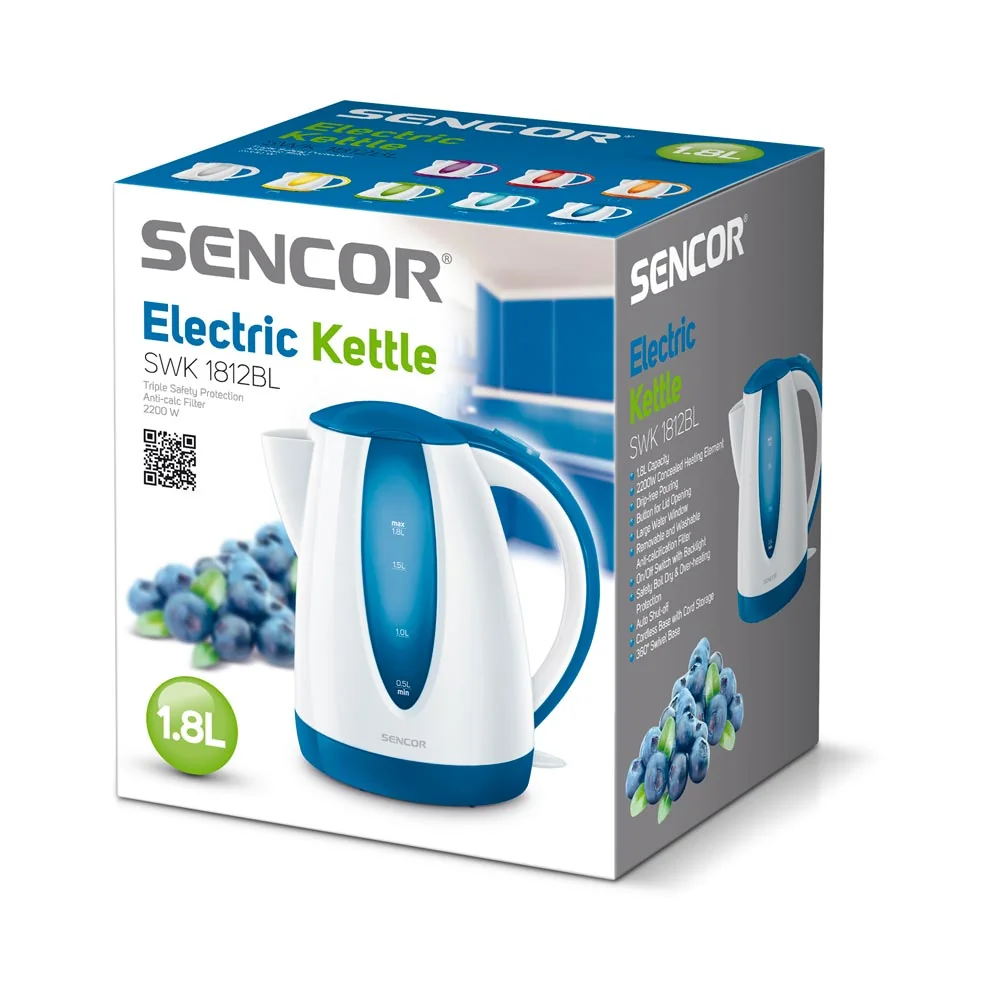 SENCOR SWK 1812BL rychlovarná konvice