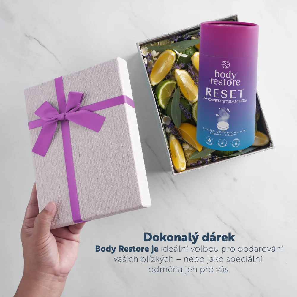 Body Restore Aromatické tablety do sprchy reset mix 6 ks