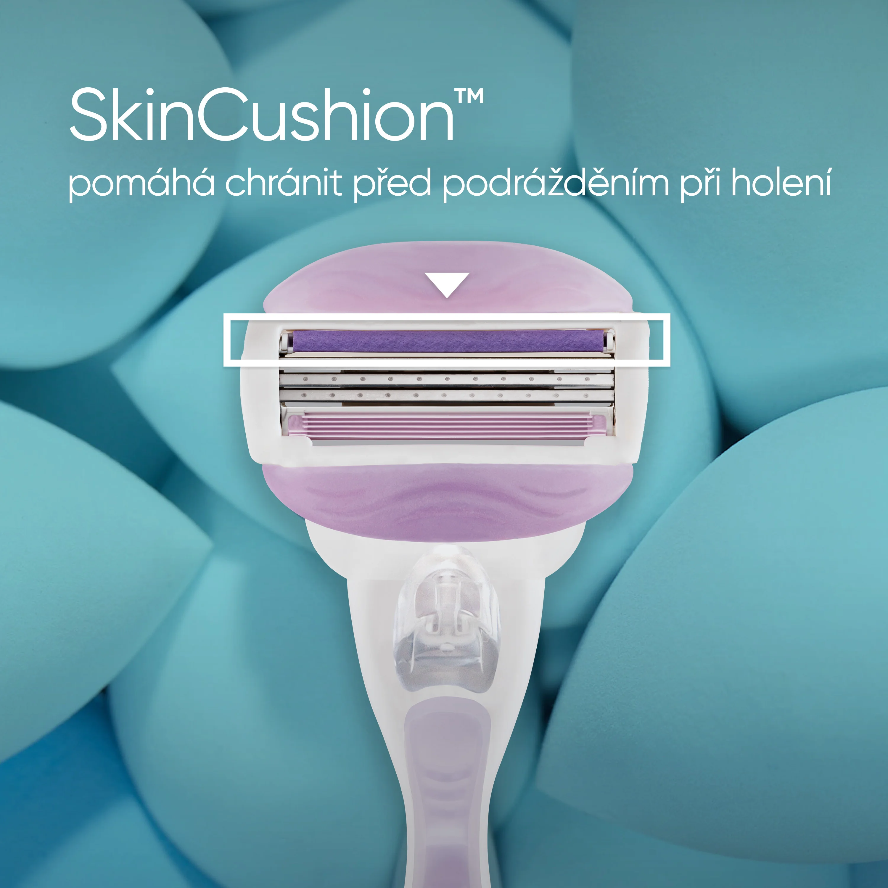 Gillette Venus Comfortglide SpaBreeze holicí strojek + 4 náhradní hlavice