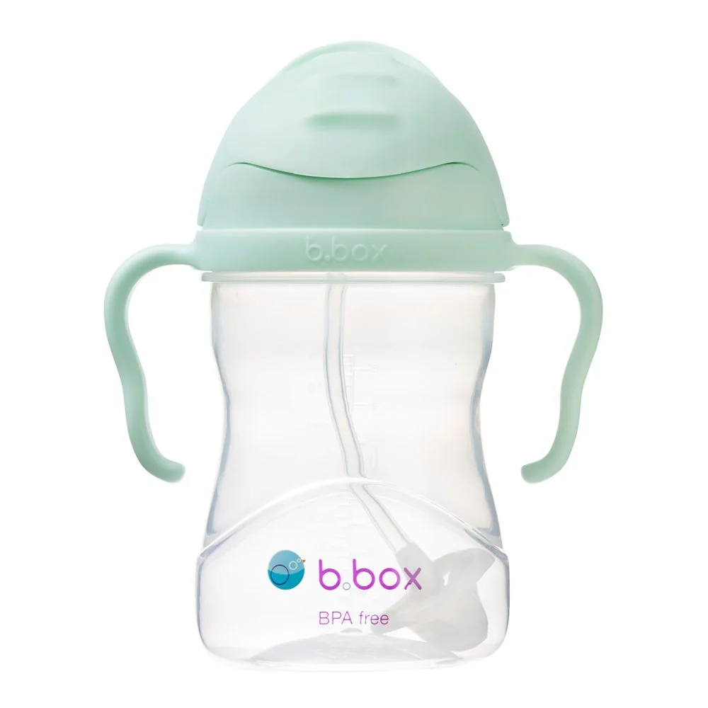 B.BOX Hrneček s brčkem - GELATO pistáciový 240 ml