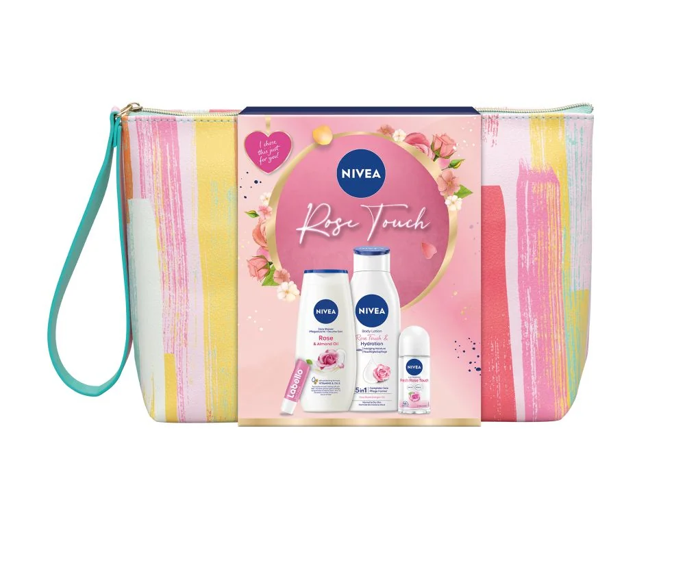 Nivea Bag Rose Touch dárkový set