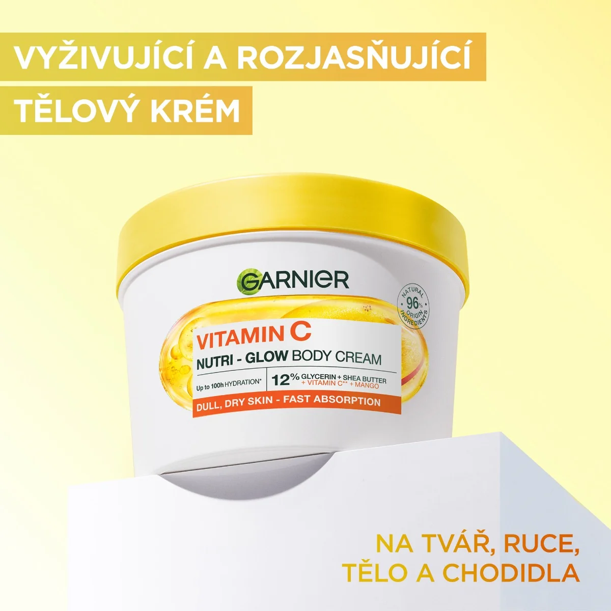 Garnier Vitamin C Nutri-Glow tělový krém 380 ml