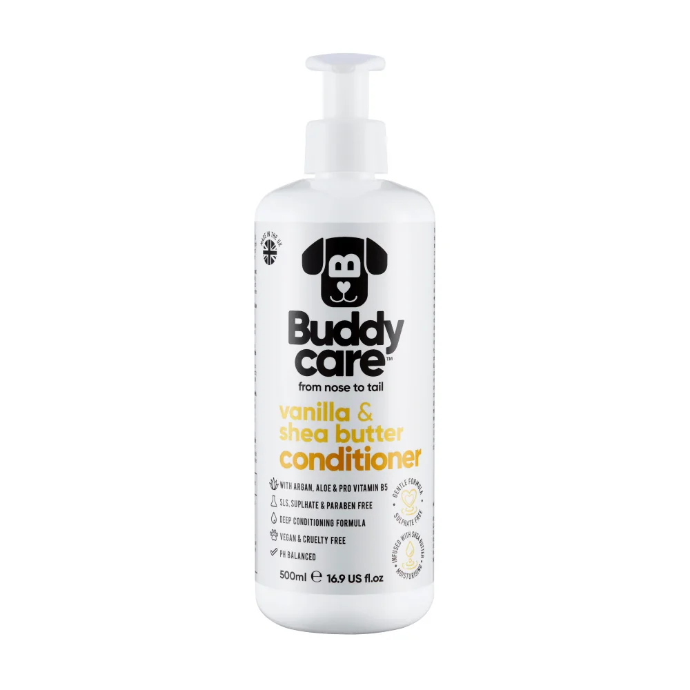 Buddycare Vanilla & Shea Butter kondicionér pro psy 500 ml