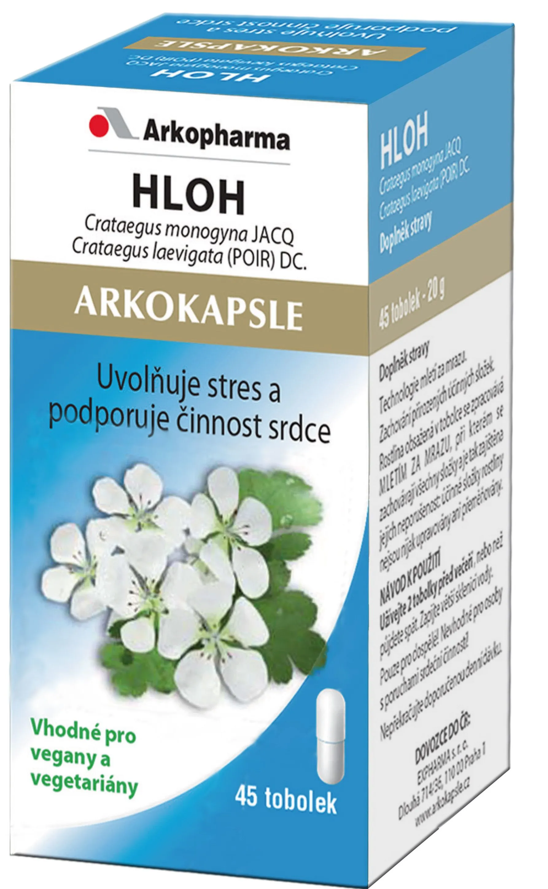 ARKOPHARMA Arkokapsle Hloh 45 kapslí