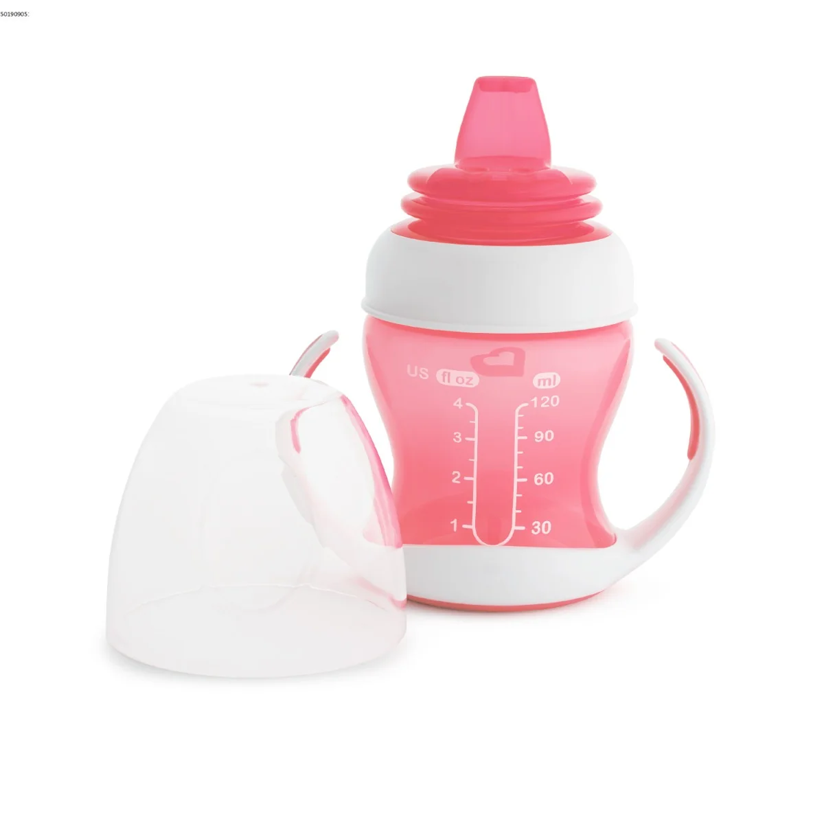 Munchkin GENTLE™ První hrneček 4m+ 118 ml růžový