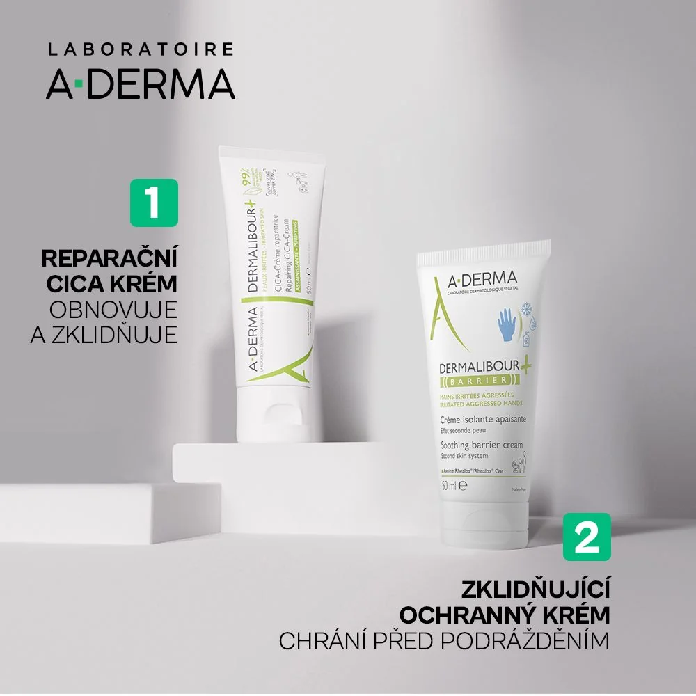 A-Derma Dermalibour+ Barrier ochranný krém 50 ml
