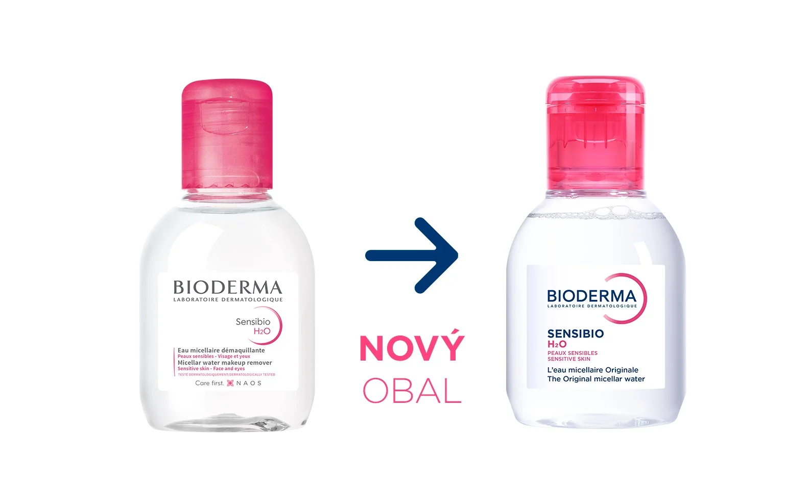 BIODERMA Sensibio H2O micelární voda 100 ml