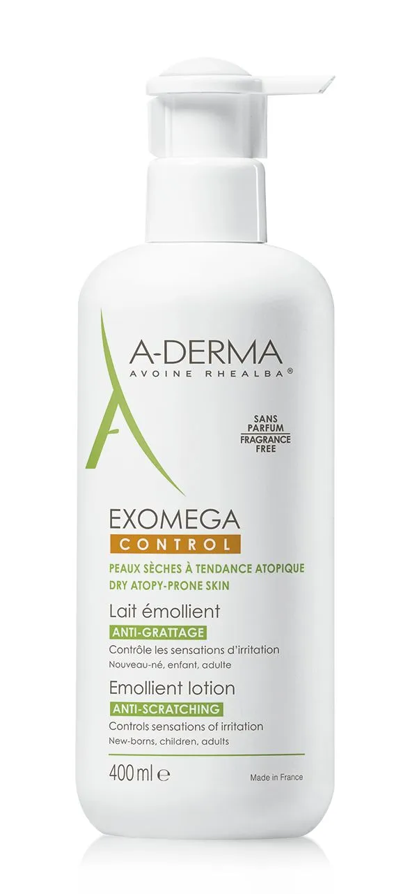 A-Derma Exomega Control Emolienční mléko pro suchou kůži se sklonem k atopii 400 ml