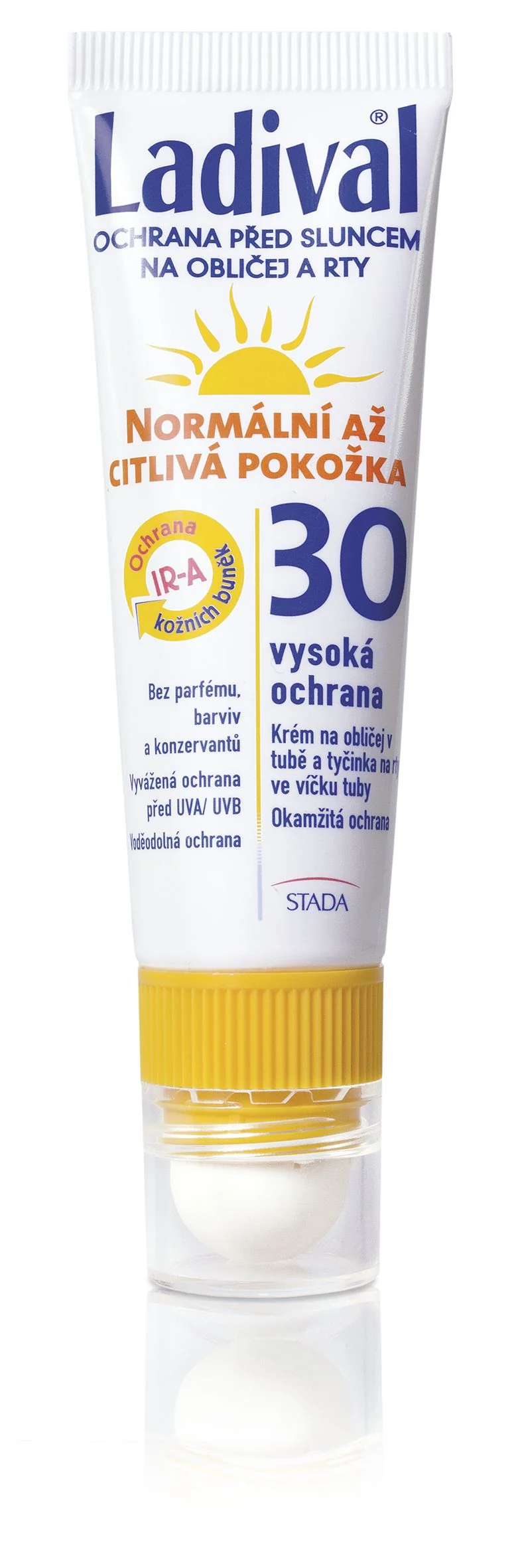 Ladival 2v1 Krém na obličej OF30 30 ml a tyčinka na rty OF30 3,2 g