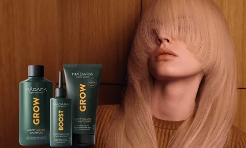 MÁDARA GROW Šampon pro objem a růst vlasů - nabijte své vlasy silou hub