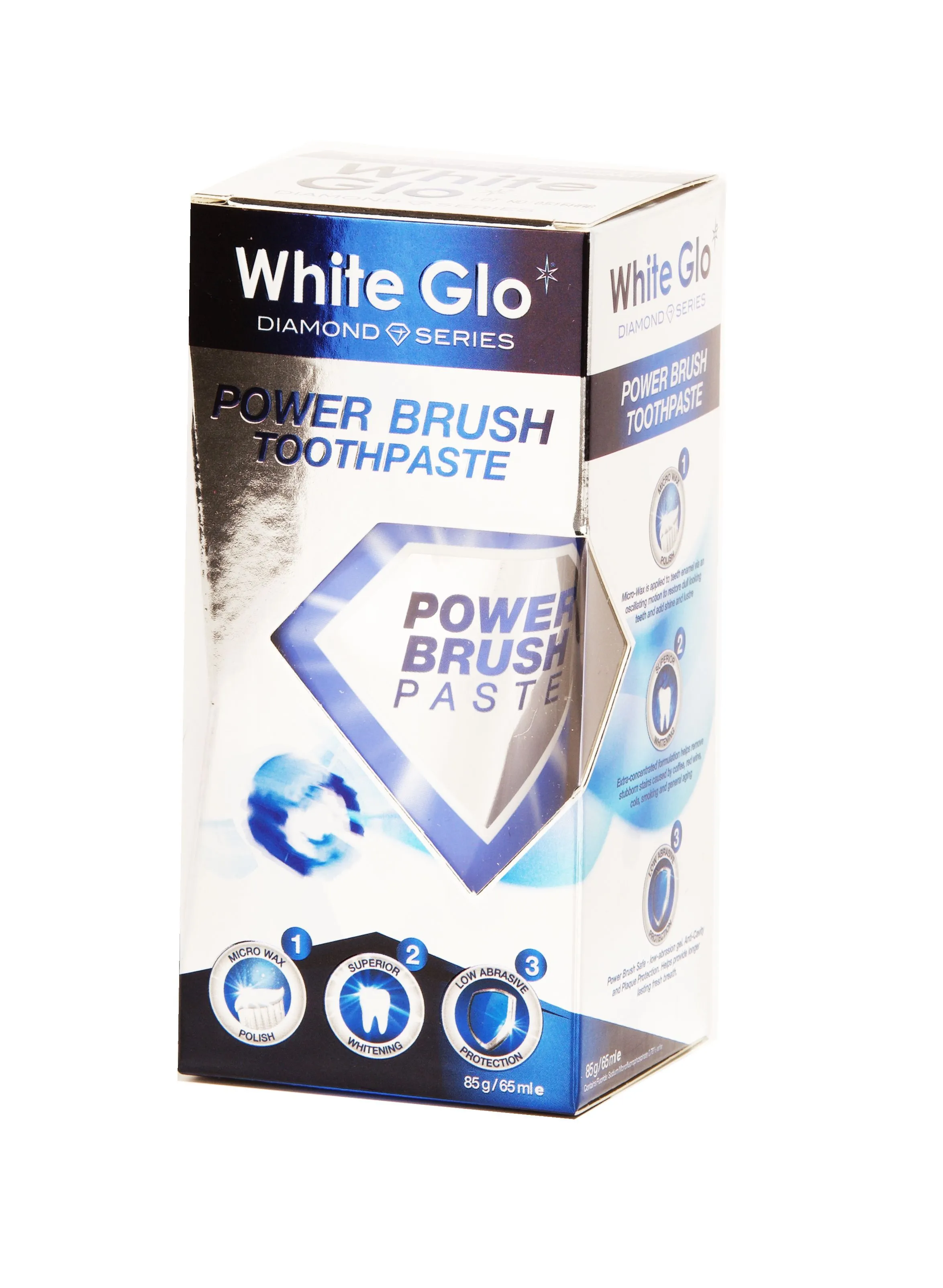 White Glo Powerbrush Bělicí zubní pasta na elektrický kartáček 85 g