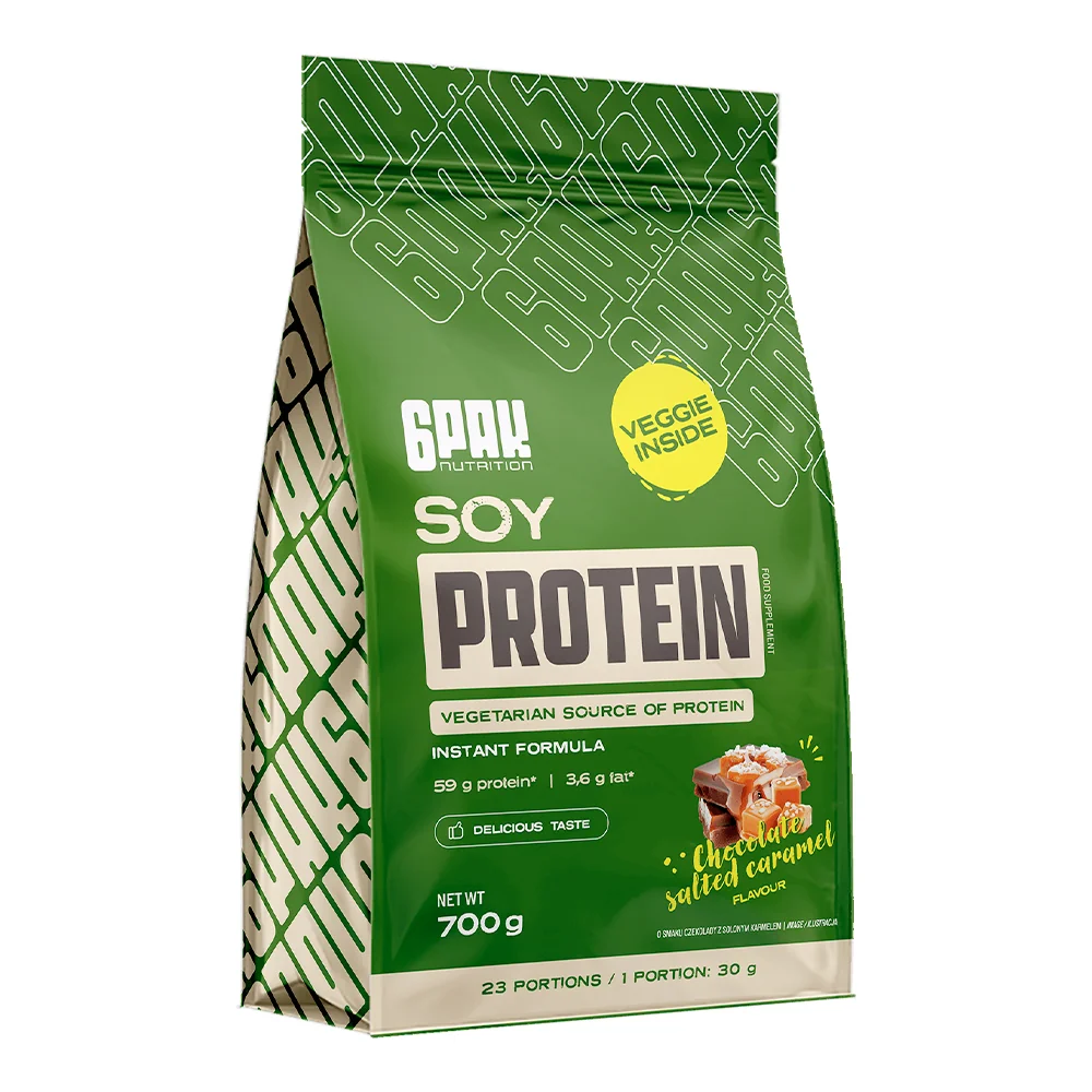 6Pak Nutrition Sojový Protein 700 g čokoláda – slaný karamel
