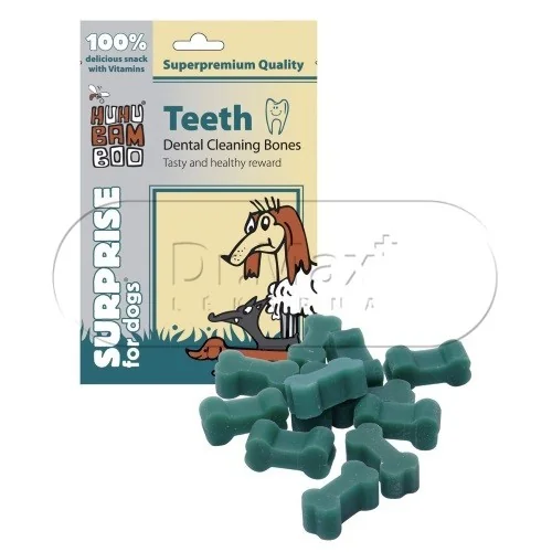 Huhubamboo Teeth - Dentální kosti na čištění zubů 75g