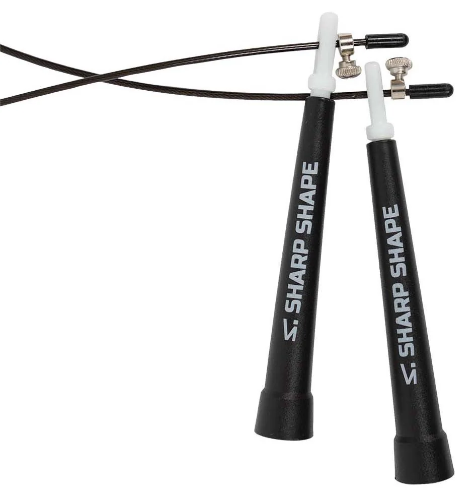 SharpShape Švihadlo QUICK ROPE černé