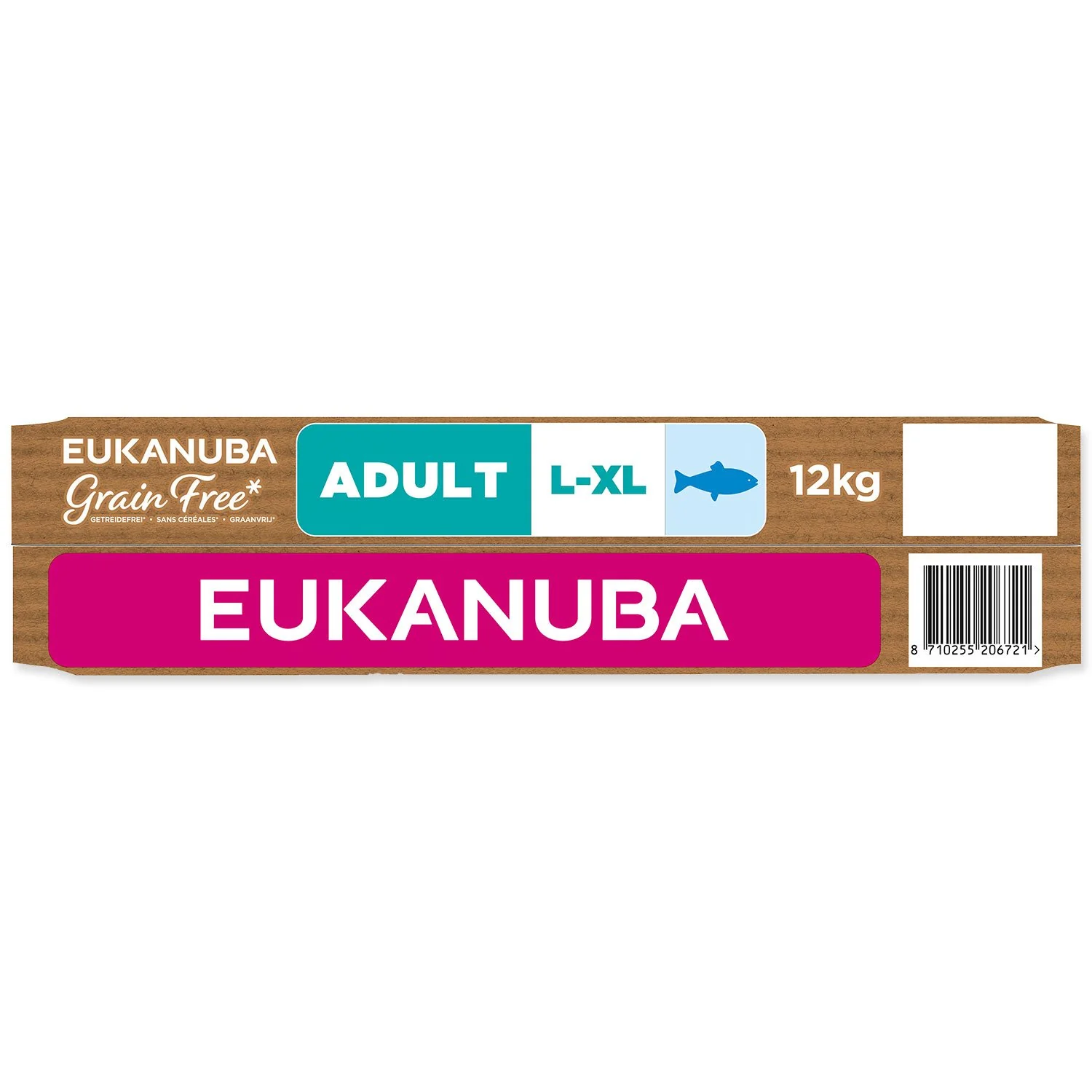 Eukanuba Krmivo Grain Free Adult Large rich in ocean fish 12kg