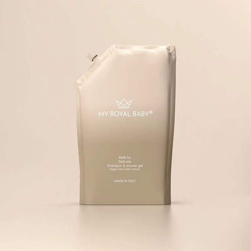 MyRoyalBaby jemný šampon a sprchový gel 2v1 náhradní náplň 380ml