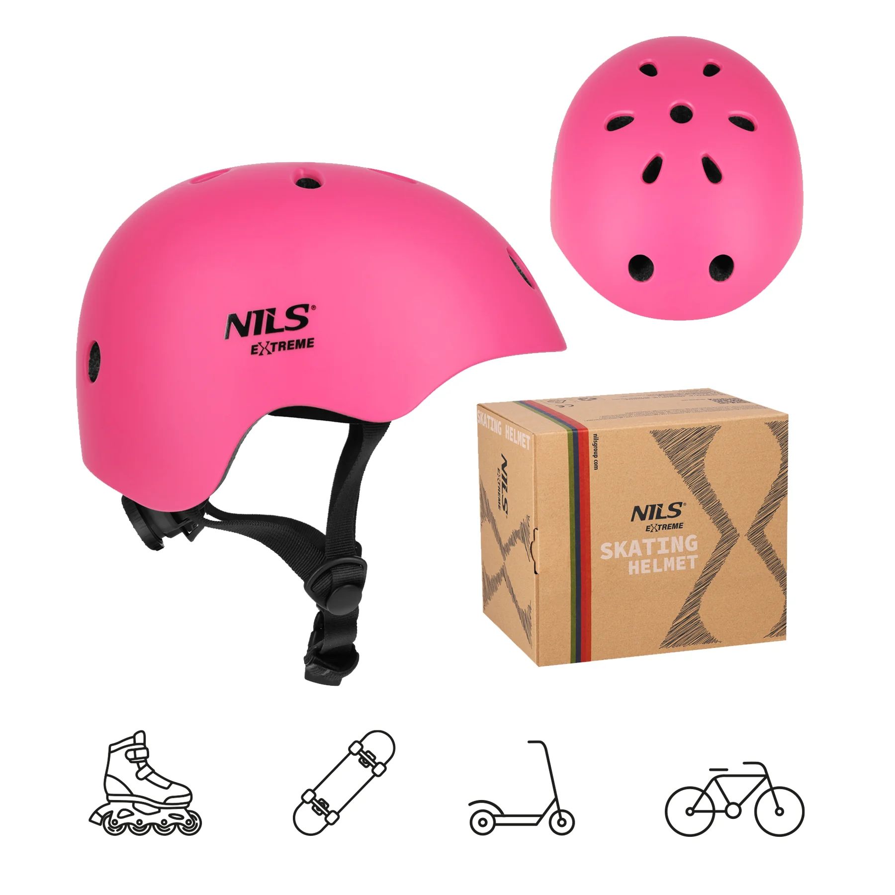NILS EXTREME Helma MT301 růžová Velikost: S(52-56cm)