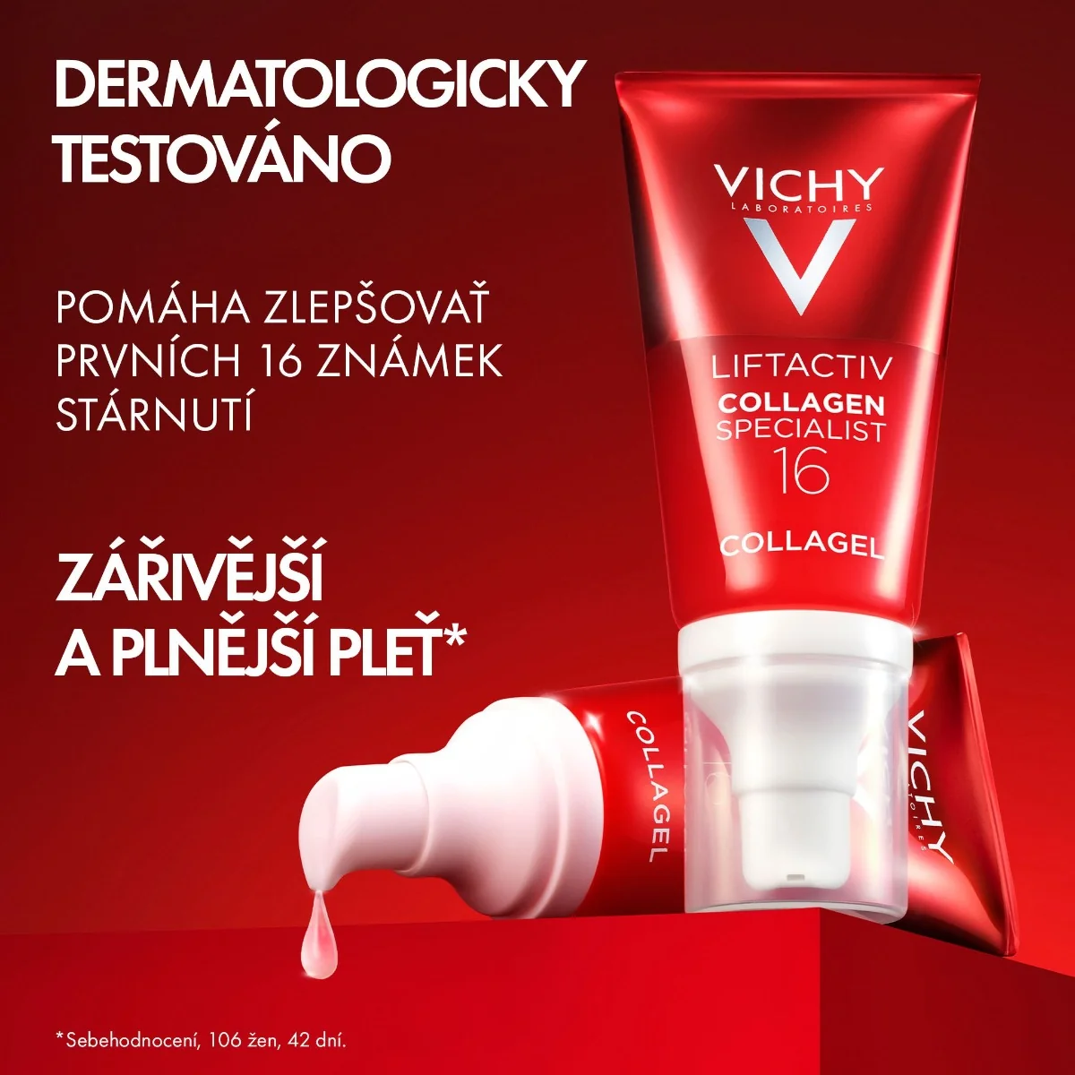 Vichy Liftactiv Collagen Specialist 16 rozjasňující gel 50 ml